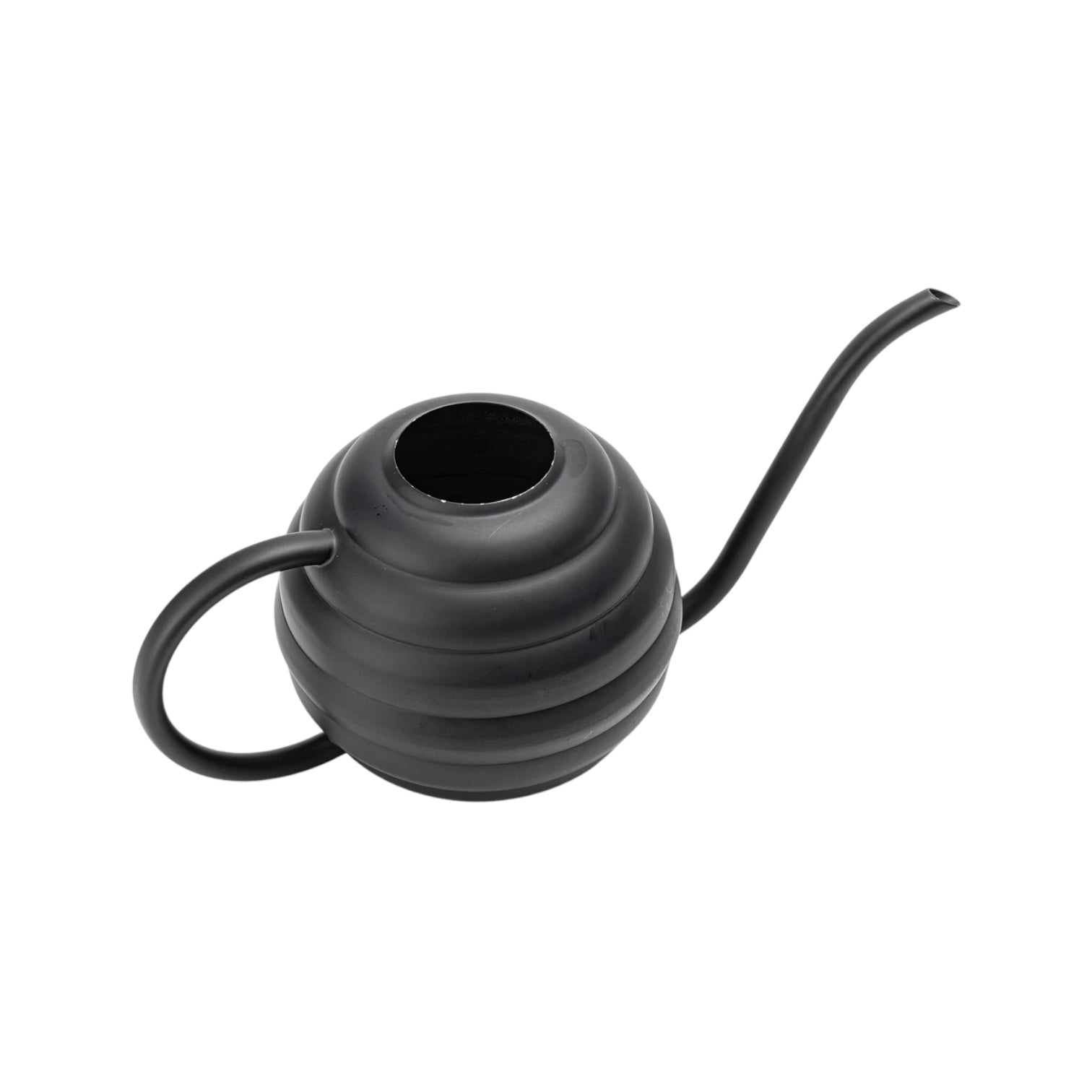 ORBIA – Mini-Gießkanne aus Edelstahl, 400 ml, kugelförmig, Schwarz oder Silber