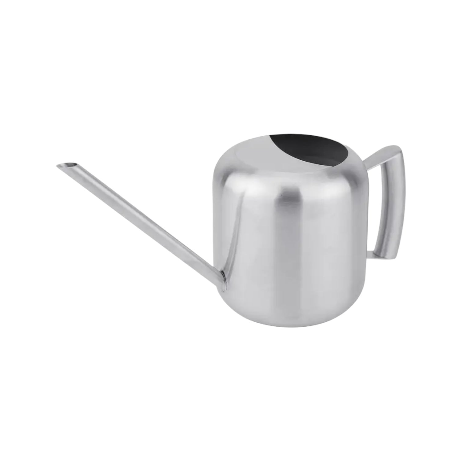 SILVA – Edelstahl-Gießkanne 1,2 l, mit langem Ausguss und ergonomischem Griff