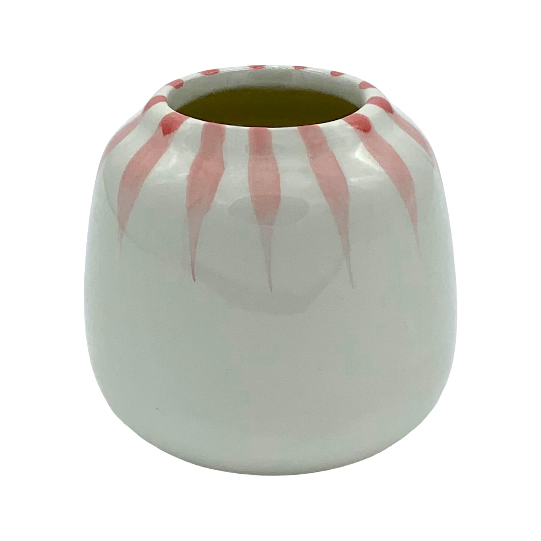 OSAKA – Mini-Blumentopf im japanischen Stil, Rosa, Ø 6 cm, 6er-Set, mit Drainageloch