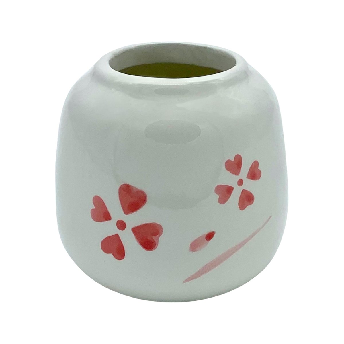 Mini-Blumentopf im japanischen Stil, rosa, 6er-Set, Ø 6 cm, mit Drainageloch -KAKTOS