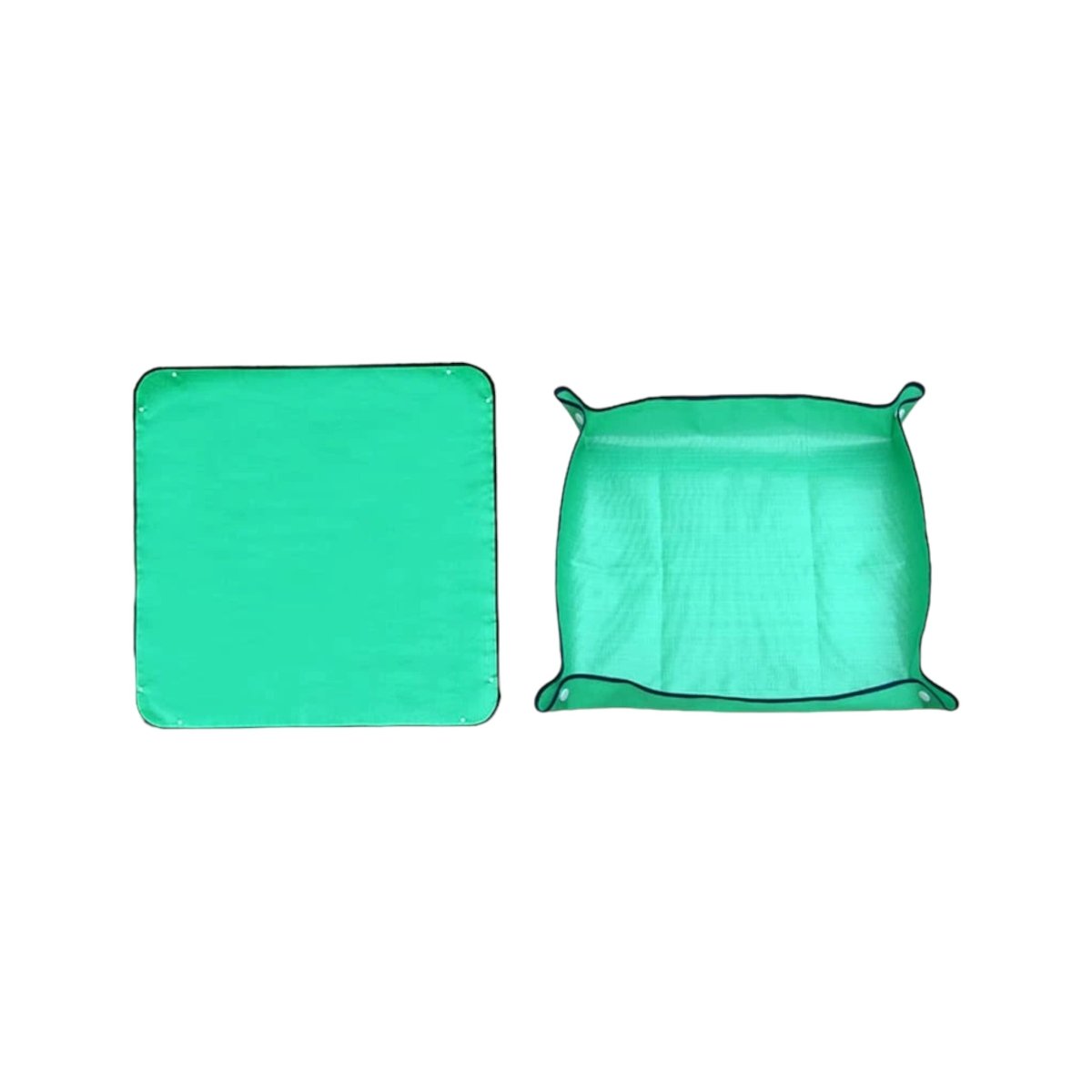 Pflanzmatte: Unterlage für sauberes Gärtnern, 65x65cm, grün -KAKTOS