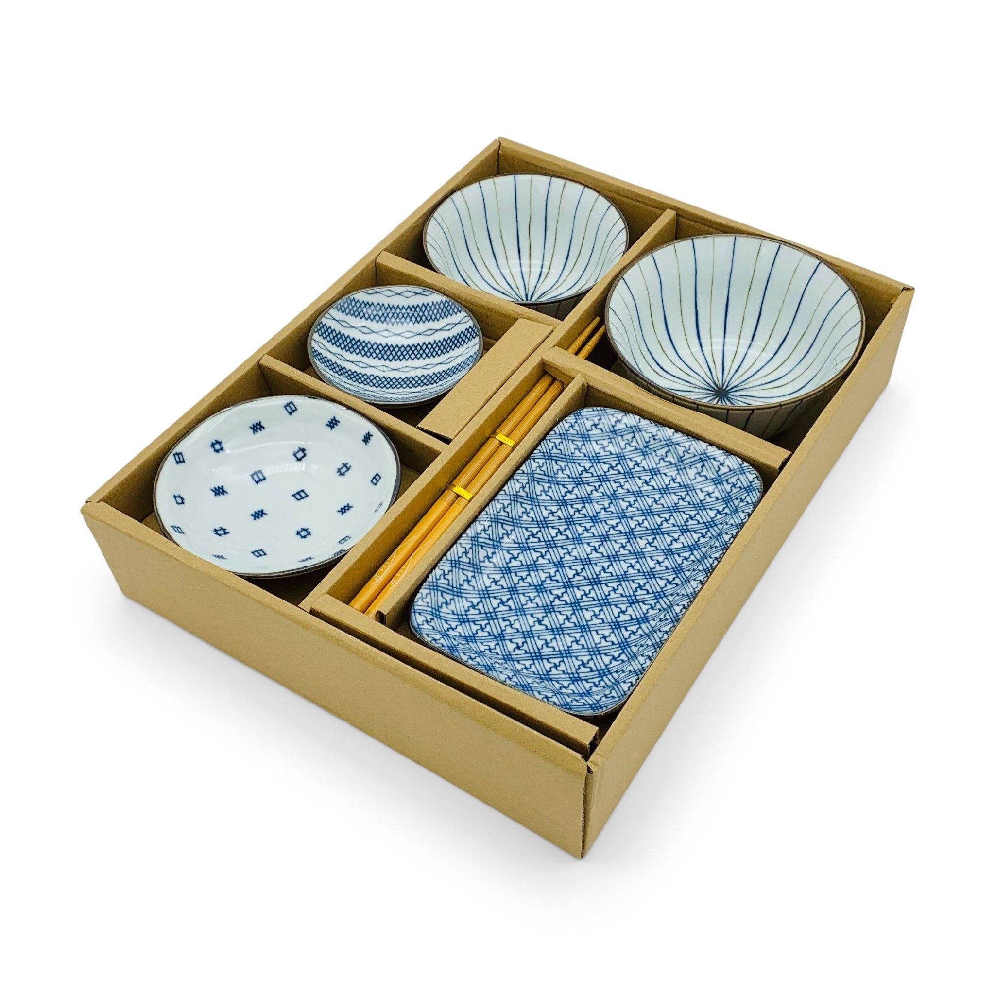 Japanisches Sushi-Set (6 Teile) für eine Person -KAKTOS Pflanzen & Zubehör