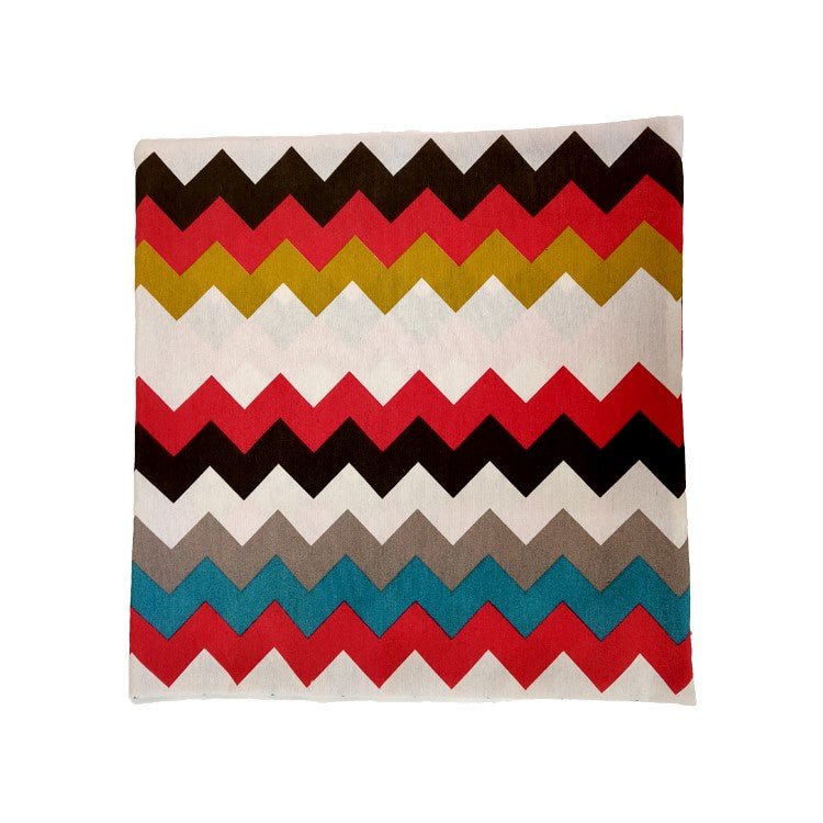 Kissenhülle Zickzack, Oekotex zertifiziert, 45x45 cm -KAKTOS Pflanzen & Zubehör