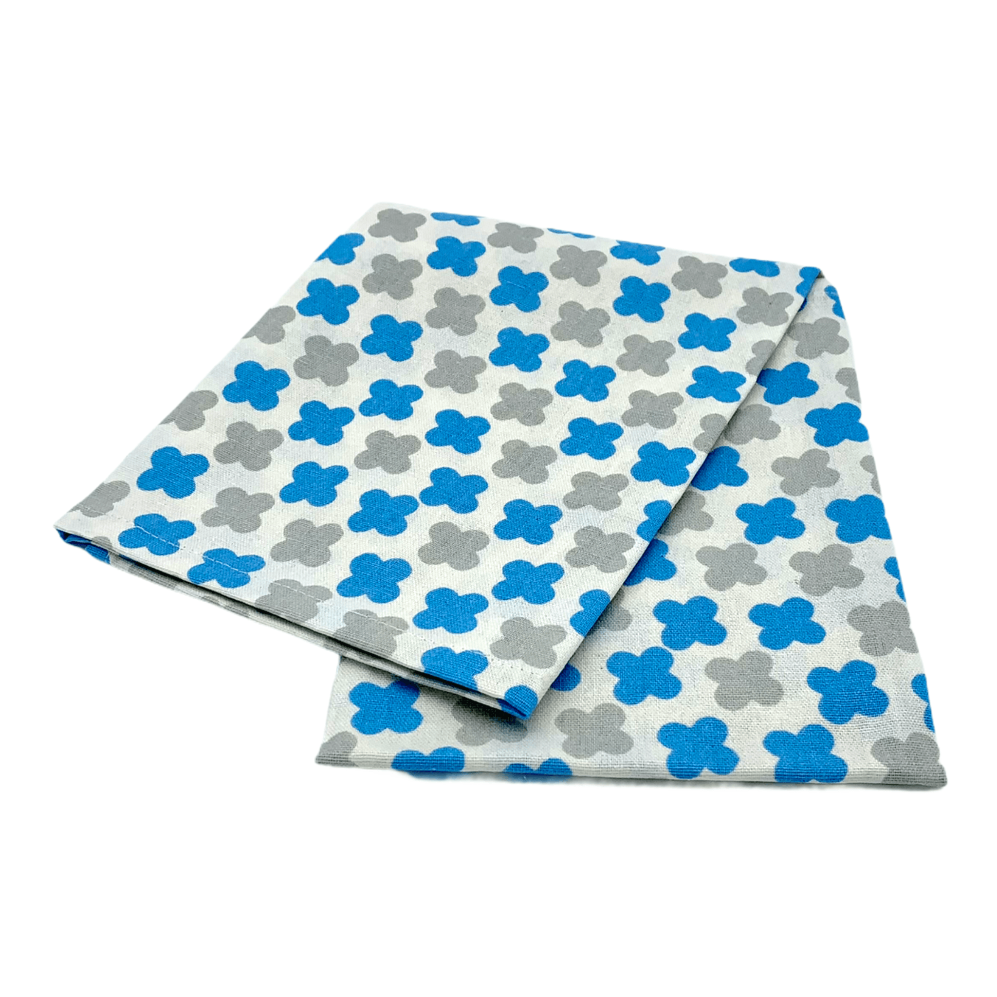 Mykonos - Geschirrtuch - Graublaue Kreuze - 100% Baumwolle -KAKTOS Pflanzen & Zubehör