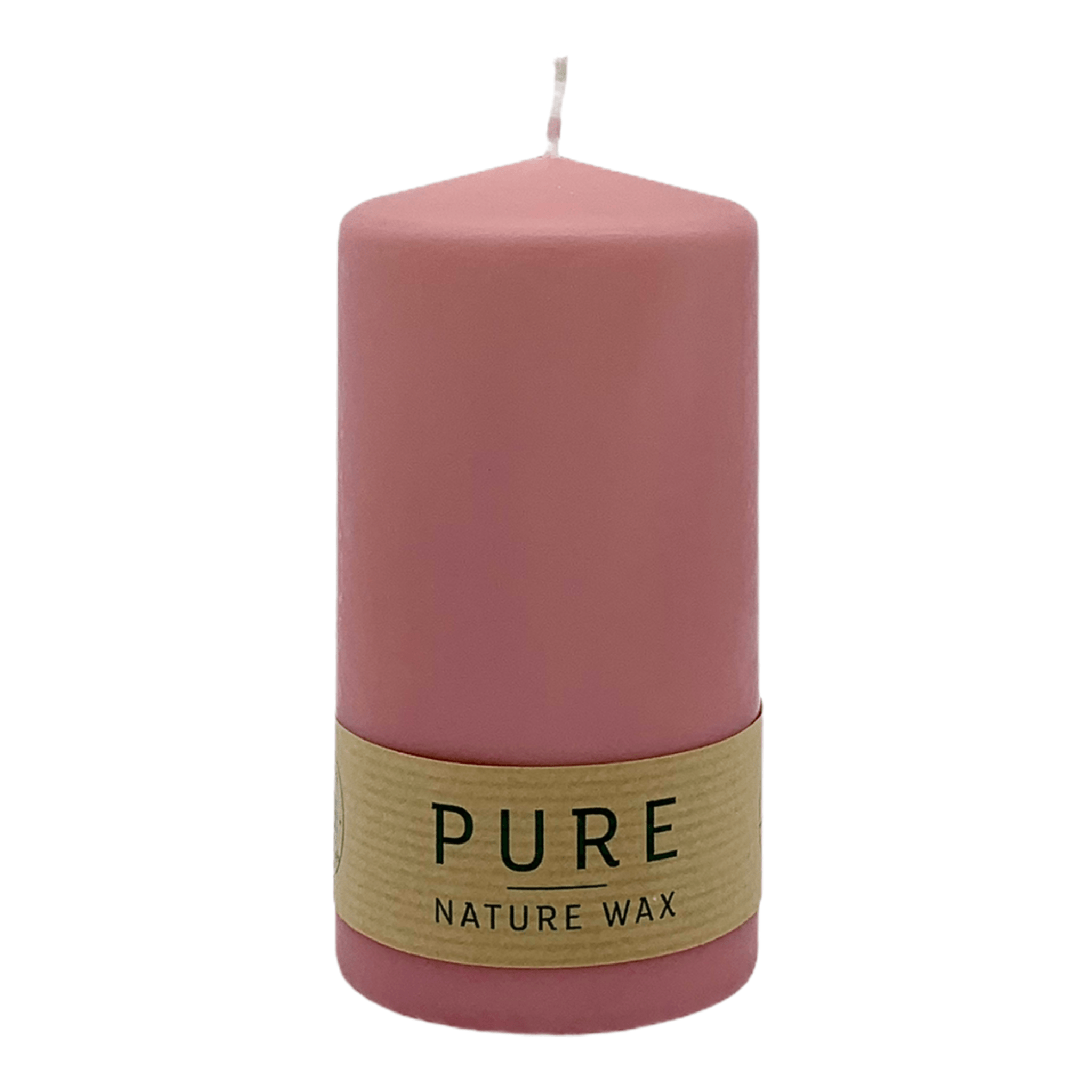 Stumpenkerze 130/70, Naturwachs, Safe Candle -KAKTOS Pflanzen & Zubehör