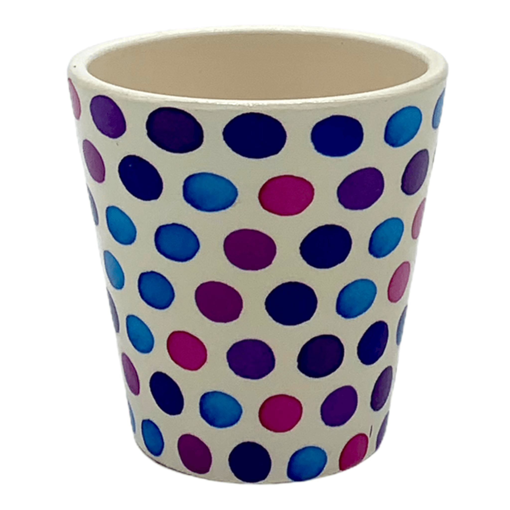 Sukkulententopf Ø 6cm mit Farbtupfern, 3er-Set -KAKTOS Pflanzen & Zubehör