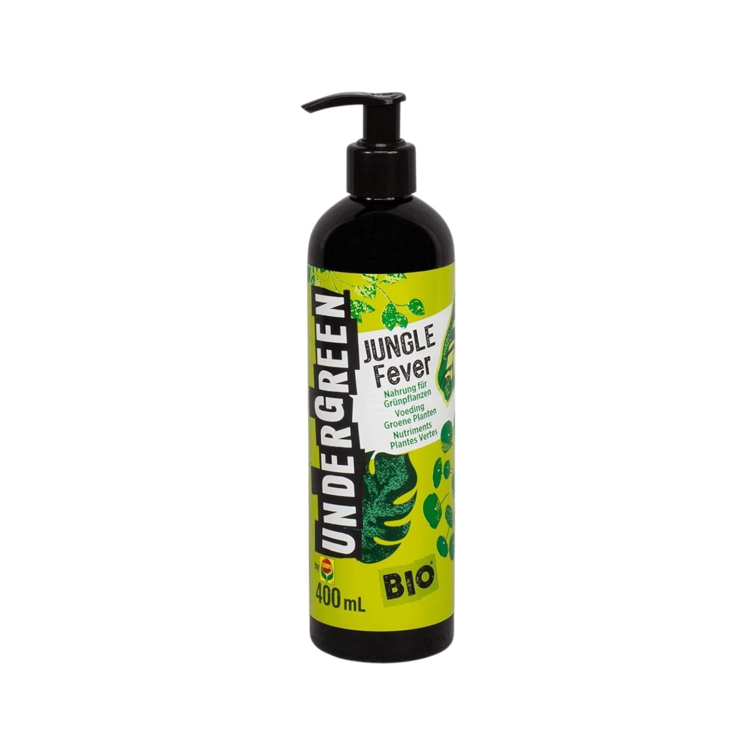 Undergreen Jungle Fever – Bio-Flüssigdünger für kräftige Grünpflanzen – 400 ml – Mit Pump-Dosierer