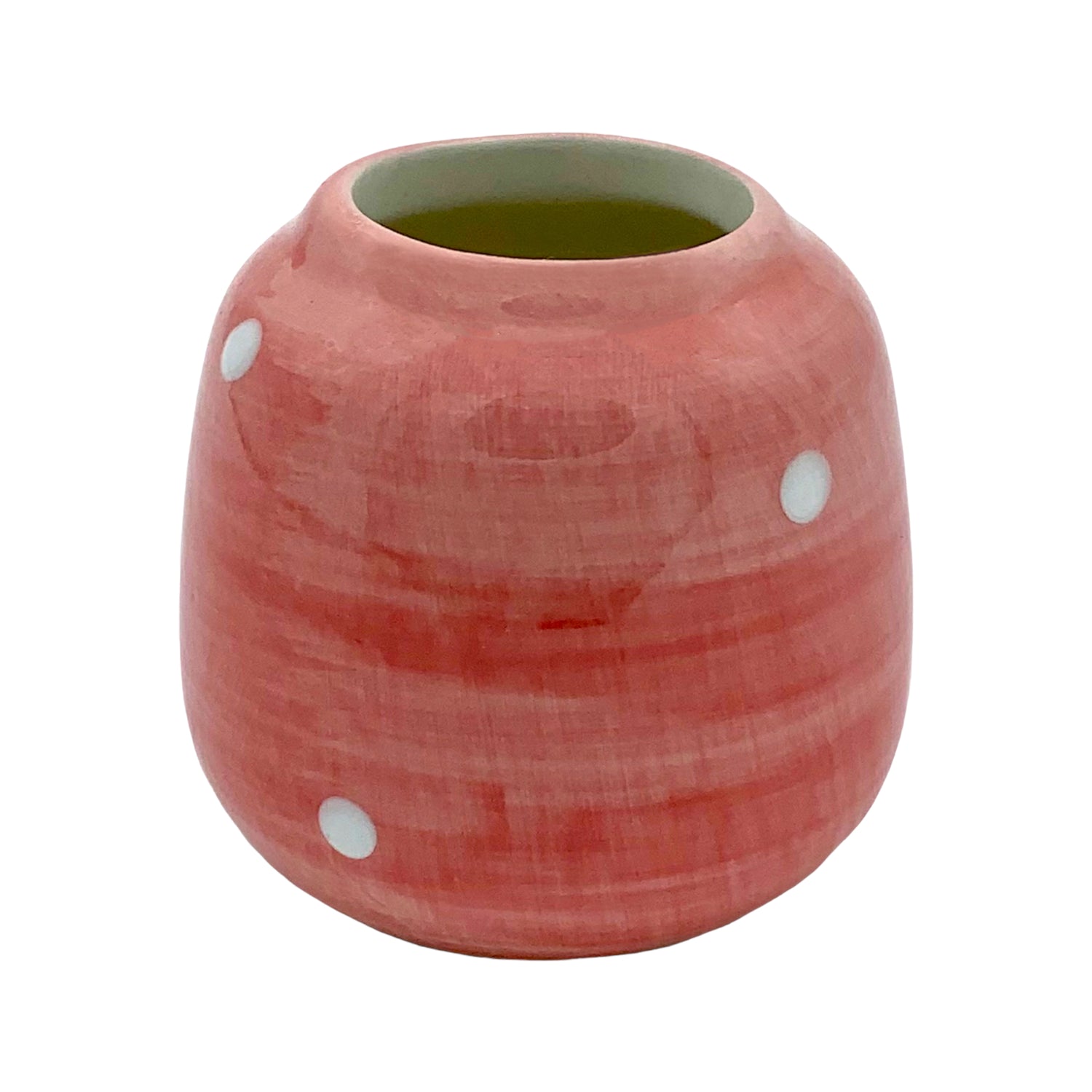 OSAKA – Mini-Blumentopf im japanischen Stil, Rosa, Ø 6 cm, 6er-Set, mit Drainageloch