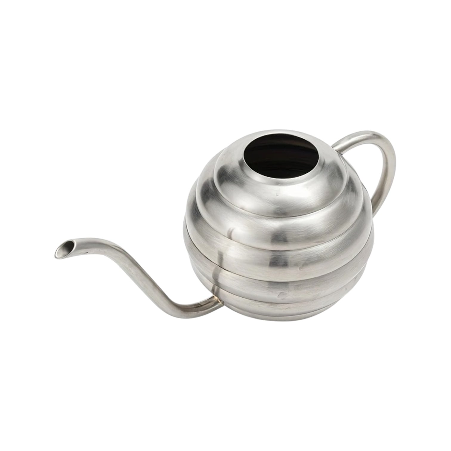 ORBIA – Mini-Gießkanne aus Edelstahl, 400 ml, kugelförmig, Schwarz oder Silber