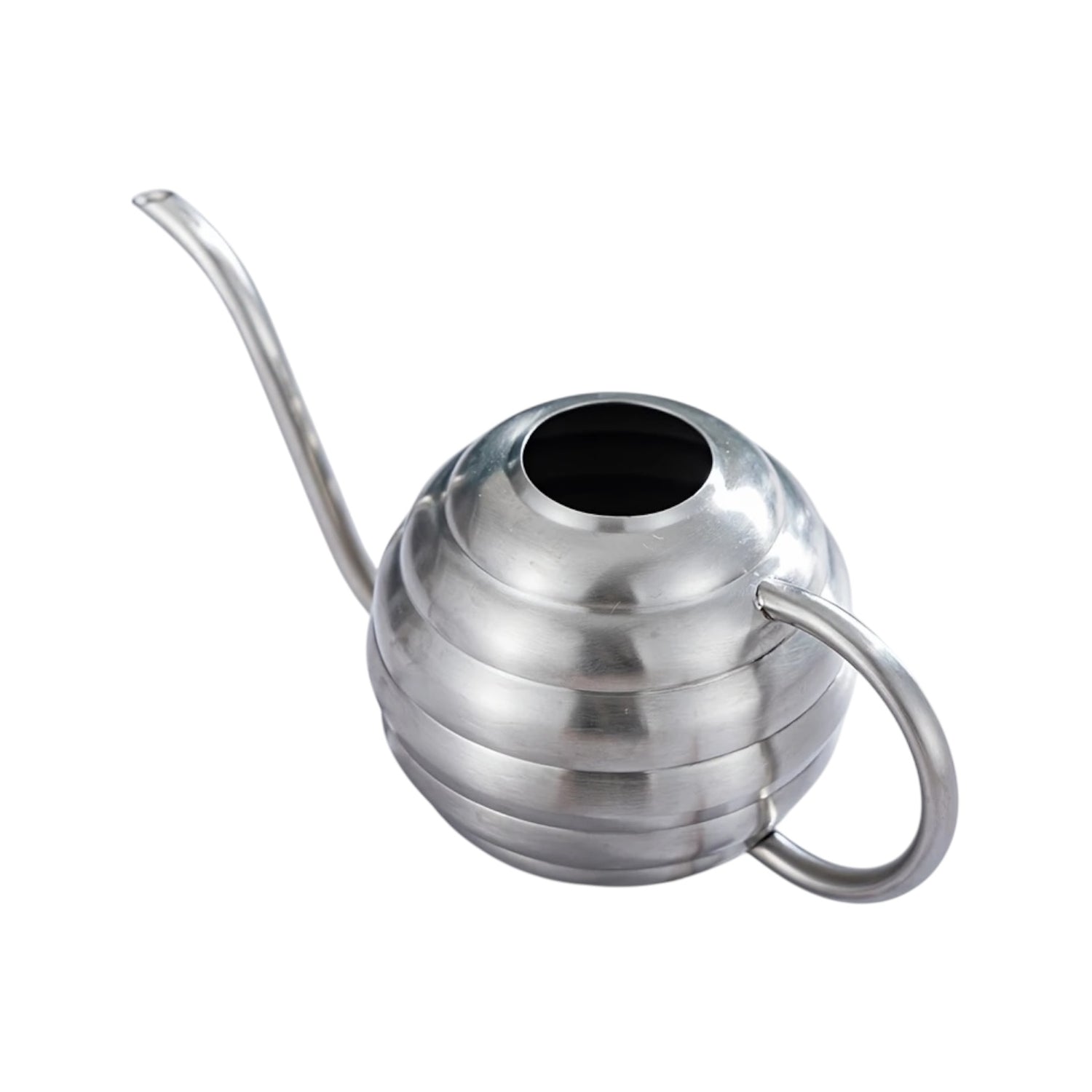 ORBIA – Mini-Gießkanne aus Edelstahl, 400 ml, kugelförmig, Schwarz oder Silber