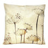 Kissenhülle, Leinen mit Pflanzenmotiv, beige, 45x45 cm -KAKTOS Pflanzen & Zubehör