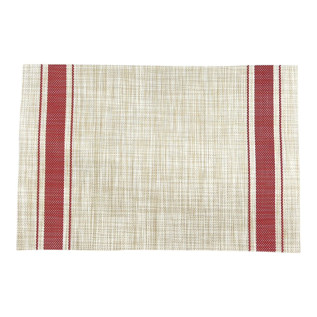 Outdoor Tischset 2er-Pack, PVC, rot, 33x45, Oekotex 100 -KAKTOS Pflanzen &amp; Zubehör