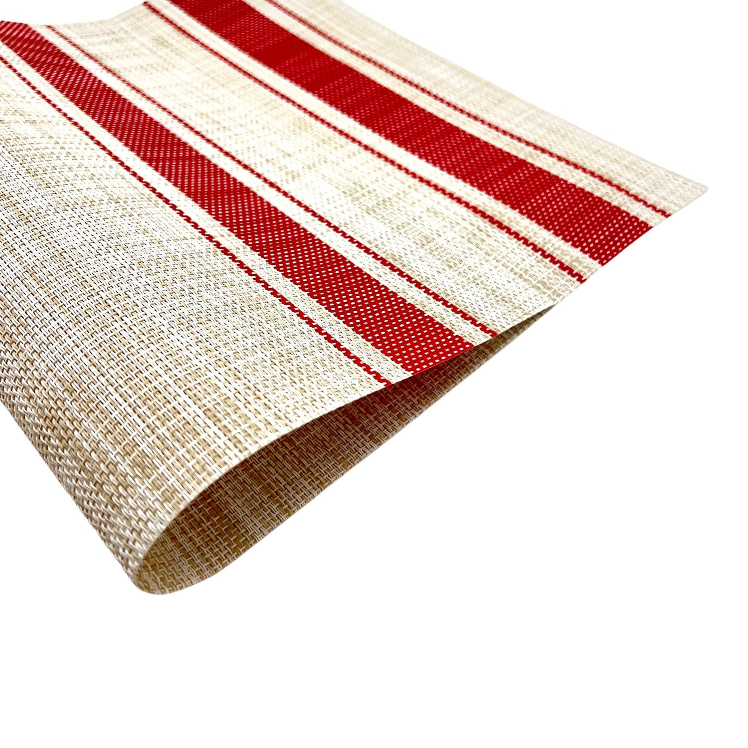 Outdoor Tischset 2er-Pack, PVC, rot, 33x45, Oekotex 100 -KAKTOS Pflanzen &amp; Zubehör