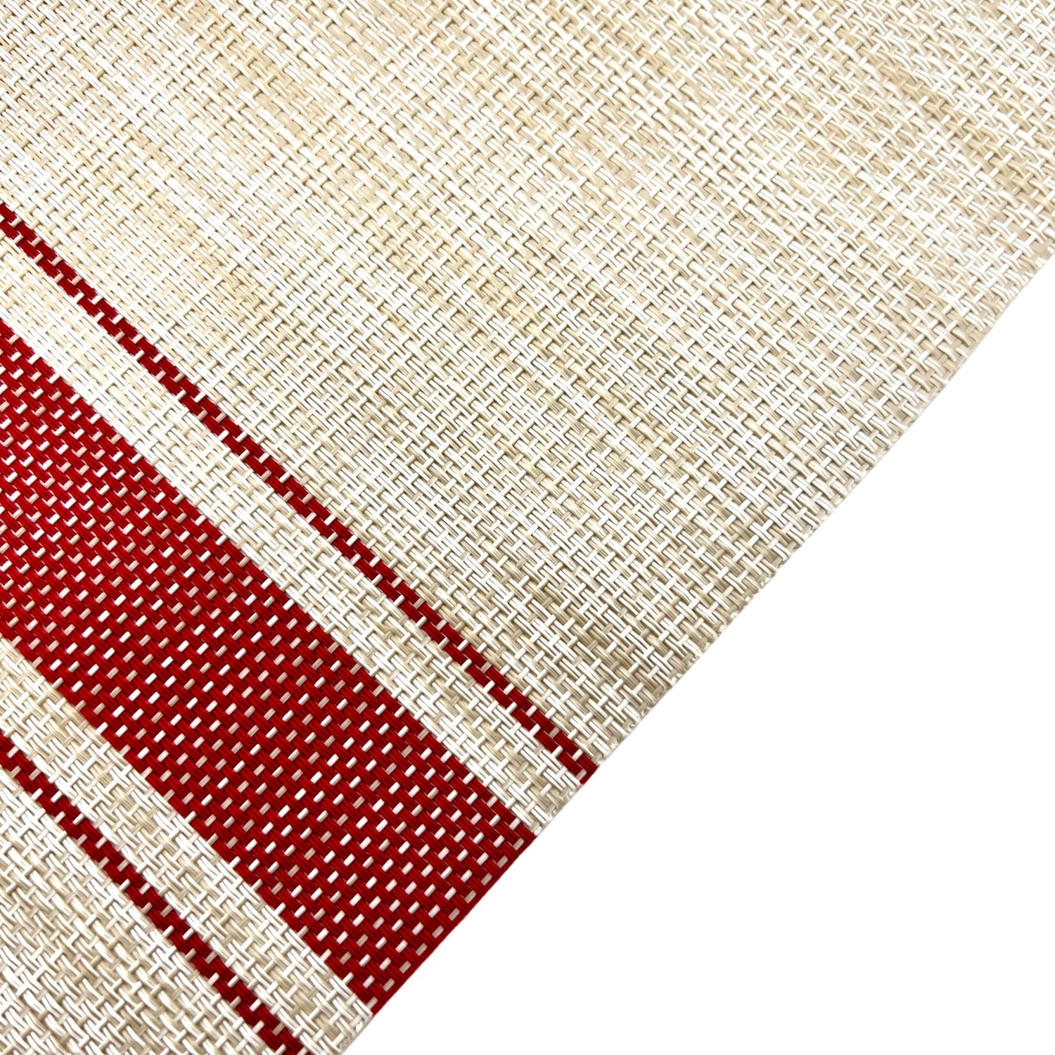 Outdoor Tischset 2er-Pack, PVC, rot, 33x45, Oekotex 100 -KAKTOS Pflanzen &amp; Zubehör