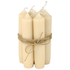 Stabkerze 7er Set durchgefärbt - beige -KAKTOS Pflanzen & Zubehör