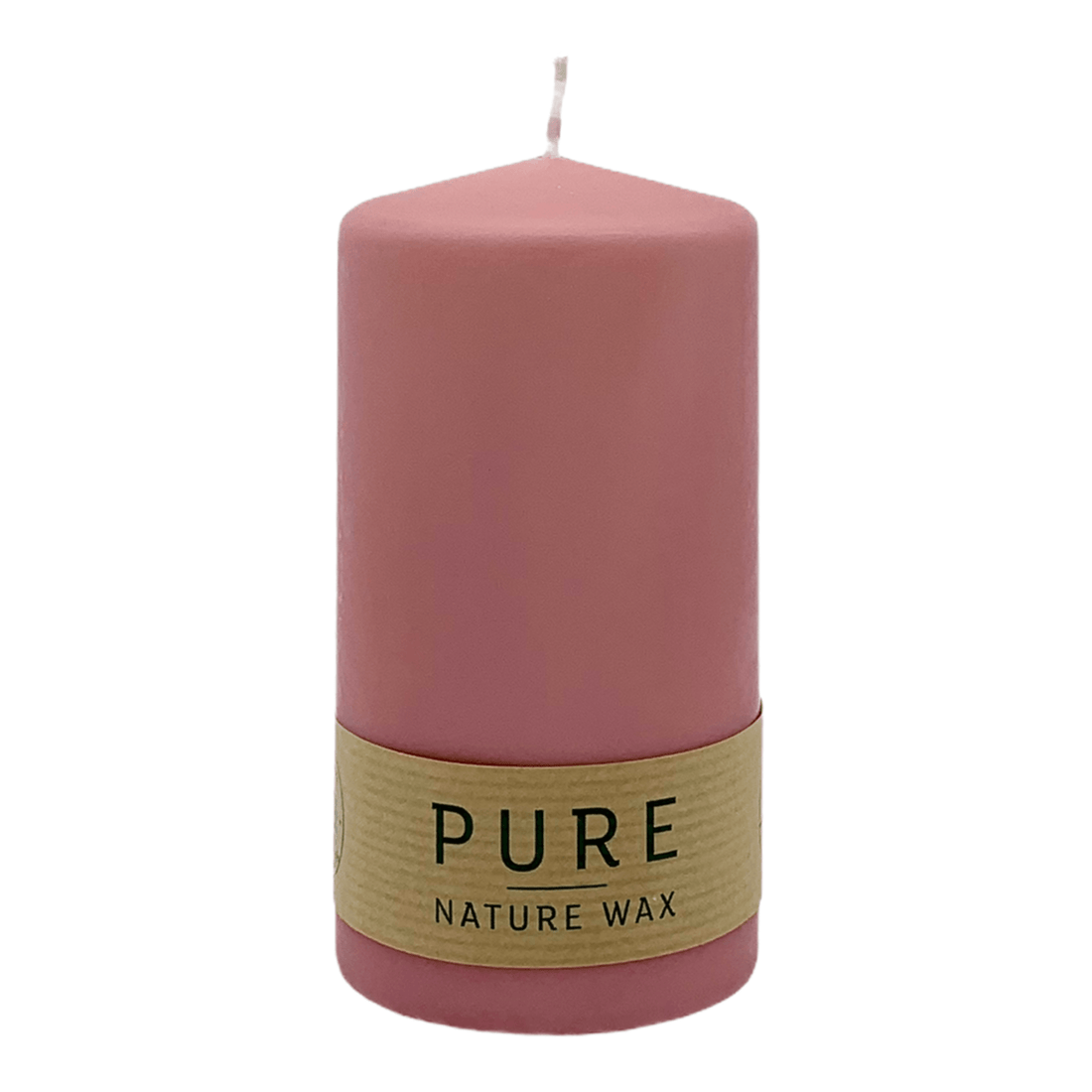 Stumpenkerze 130/70, Naturwachs, Safe Candle -KAKTOS Pflanzen &amp; Zubehör
