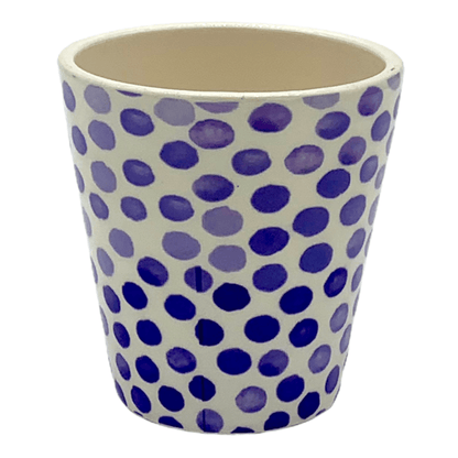 Sukkulententopf Ø 6cm mit Farbtupfern, 3er-Set -KAKTOS Pflanzen &amp; Zubehör