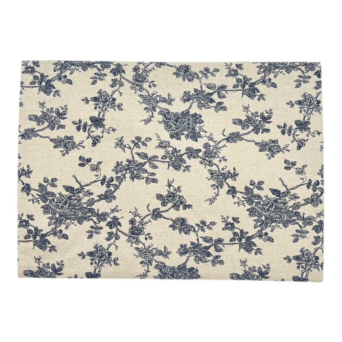 Tischset 2er-Pack floral/blau, 33x45 cm, Oekotex 100 -KAKTOS Pflanzen &amp; Zubehör