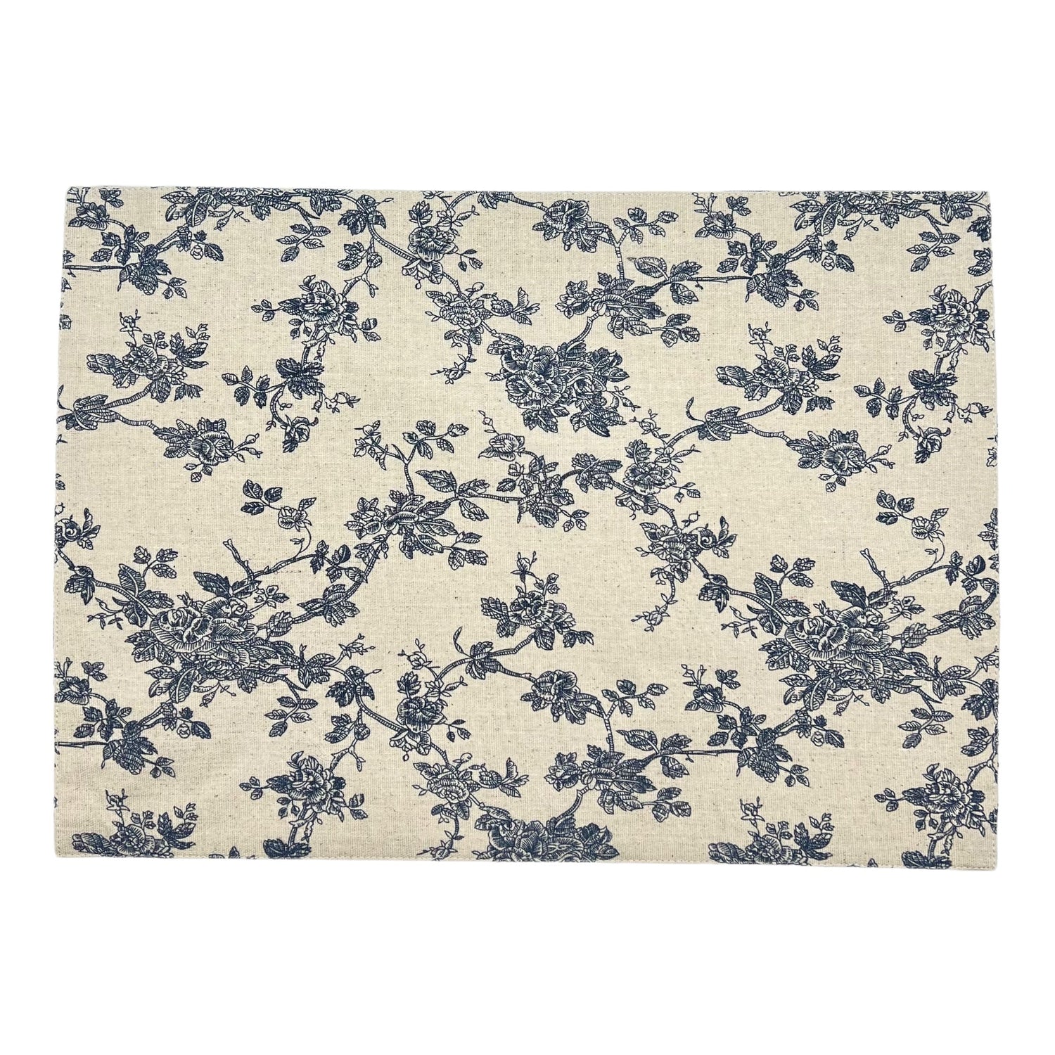 Tischset 2er-Pack floral/blau, 33x45 cm, Oekotex 100 -KAKTOS Pflanzen &amp; Zubehör