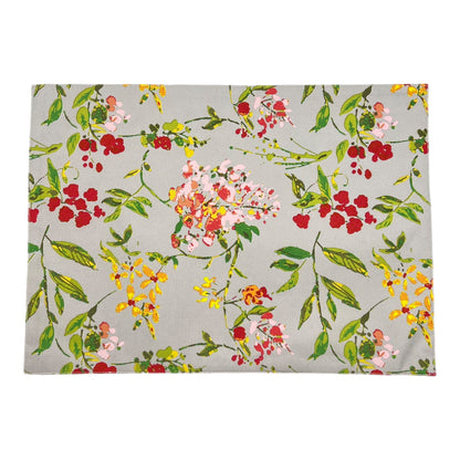 Tischset 2er-Pack mit Blüten, grün, 33x45 cm, Oekotex 100 -KAKTOS Pflanzen &amp; Zubehör