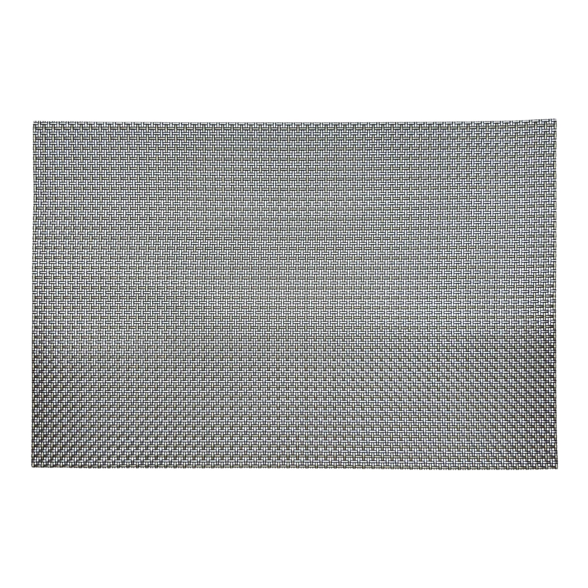 Tischset 2er-Pack, PVC, grau-metallic, 33x45 cm, Oekotex 100 -KAKTOS Pflanzen &amp; Zubehör